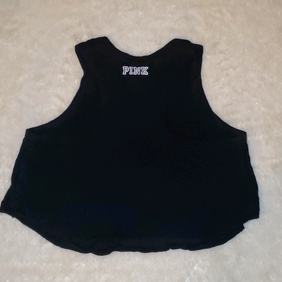 Pink Victoria Secret crop tank razor back top - Picture 4 of 5